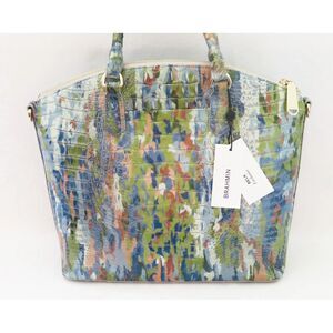 Brahmin Large Duxbury Water Lilly Purse Satchel with Crossbody Strap NWT ***